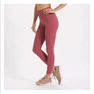 Vuori Rib Studio Legging in desert rose
